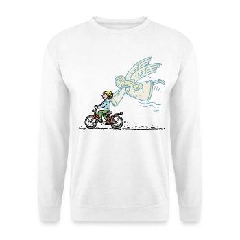 Schutzengel - Unisex Pullover - Weiß - Vorne