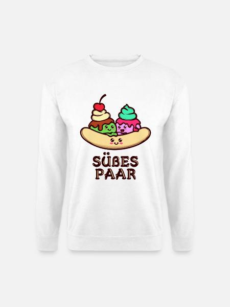 Nachspeise Süßigkeiten Naschen Backen Statement - Unisex Pullover - Weiß