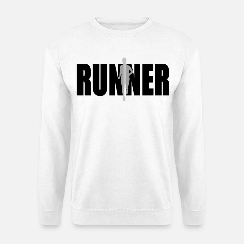 Coureur - Sweat-shirt Unisexe - blanc