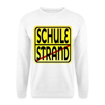 Ferienende Schulanfang - Unisex Pullover - Weiß - Vorne