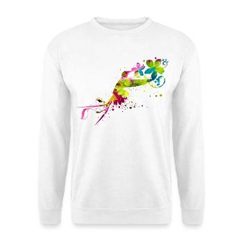 colobri - Sweat-shirt Unisexe - blanc - Devant