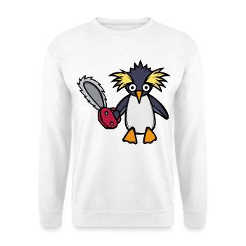 Antarktis Cool Pinguin Vogel Tier - Unisex Pullover - Weiß - Vorne