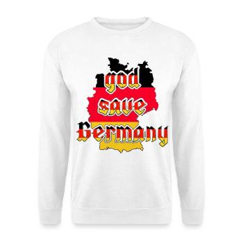 Gott schütze Deutschland - Unisex Pullover - Weiß - Vorne