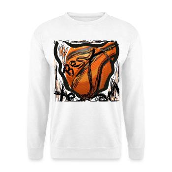 Basket-ball - Sweat-shirt Unisexe - blanc - Devant