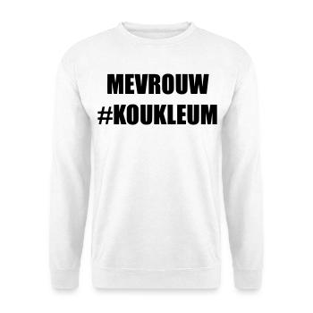 Frau koukleum Für Frauen, die kalt sind * - Unisex Pullover - Weiß - Vorne
