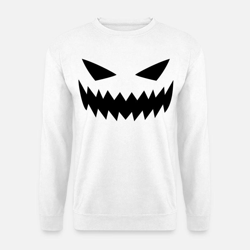Gestörte Horrorfratze - Unisex Pullover - Weiß