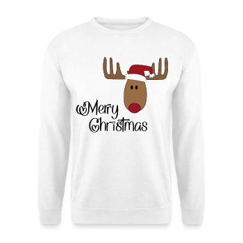 Merry Christmas - Unisex Sweatshirt - white - Front
