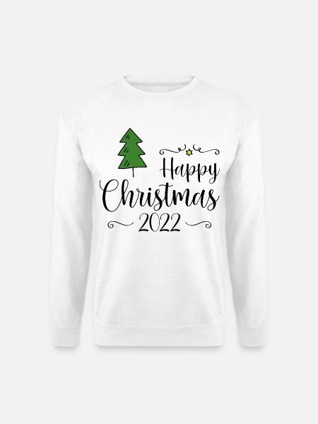 Happy Christmas 2022 - Unisex Sweatshirt - white