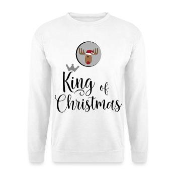King of Christmas - Unisex Sweatshirt - white - Front