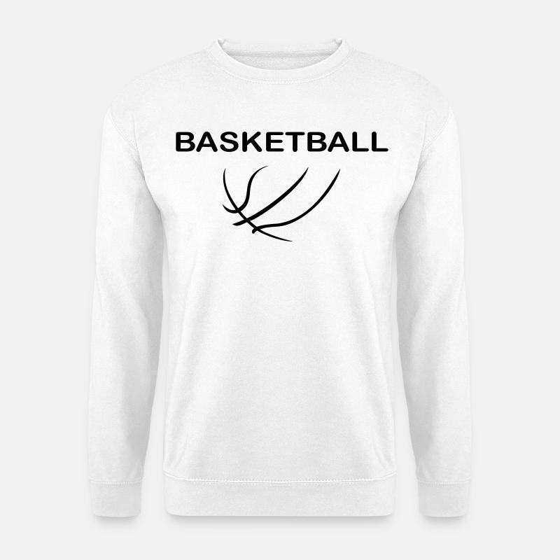 Basketball - Unisex Pullover - Weiß