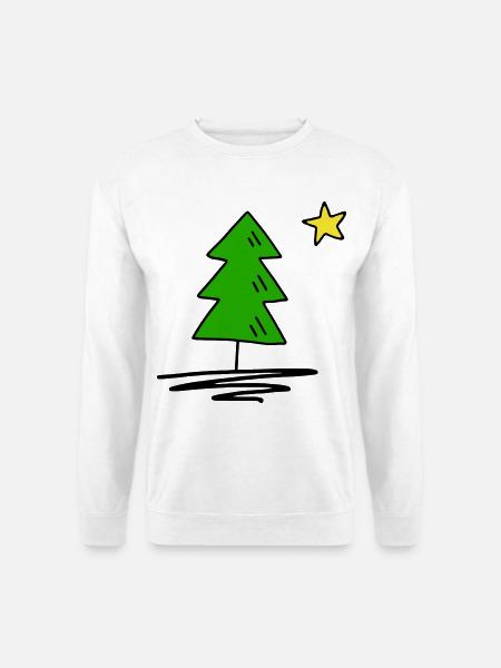Fir tree - Unisex Sweatshirt - white