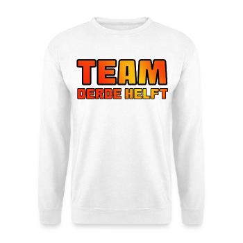 Team dritte Halbzeit. Für echte Fußballfans * - Unisex Pullover - Weiß - Vorne