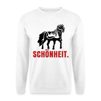 Pferde Spruch Pferdenarr Islandpferde Isländer - Unisex Pullover - Weiß - Vorne