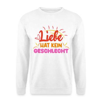 Liebe Sexualität Menschenrechte Lgbt Statement - Unisex Pullover - Weiß - Vorne