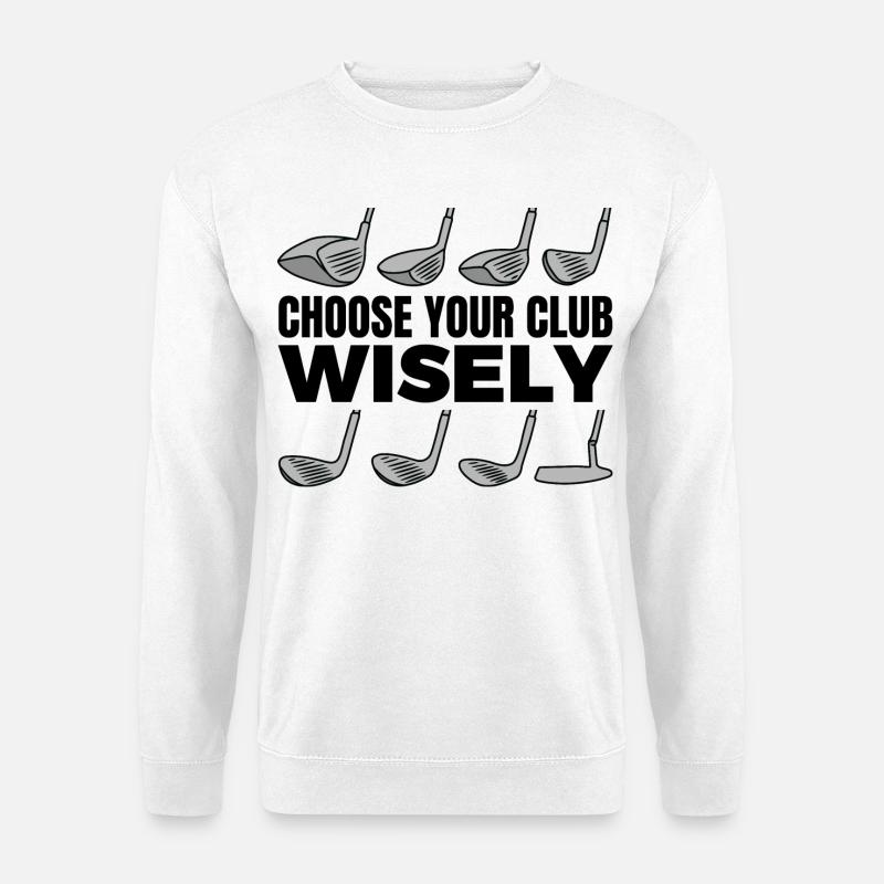 Golfer Spruch - Unisex Pullover - Weiß