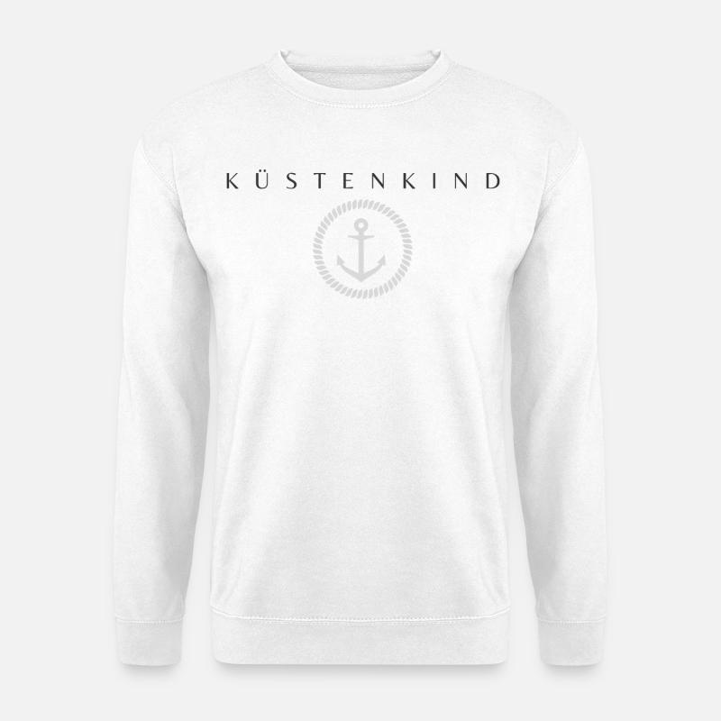 Segelanker Nautisch Design - Unisex Pullover - Weiß