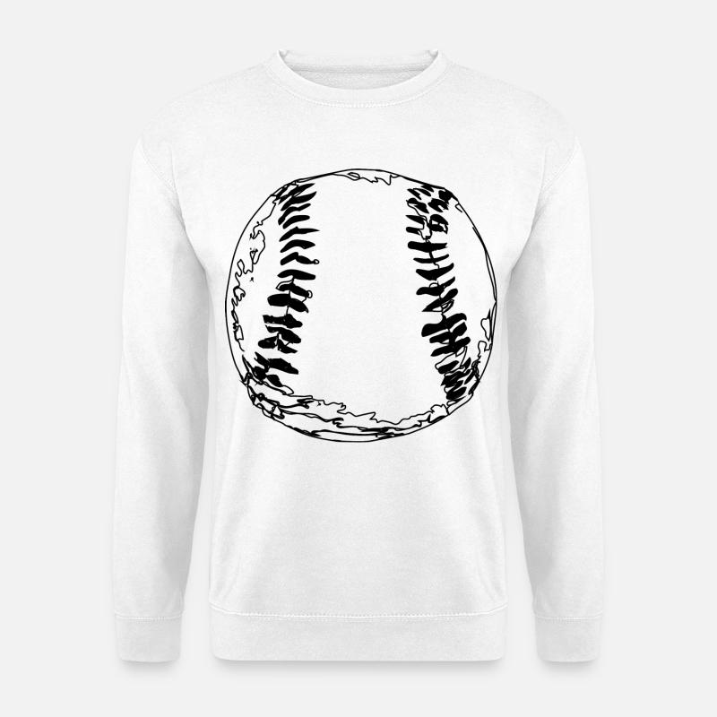 Baseball Ball - Unisex Pullover - Weiß