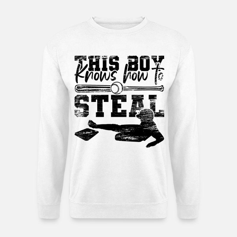 Baseball Boy - Unisex Sweatshirt - white