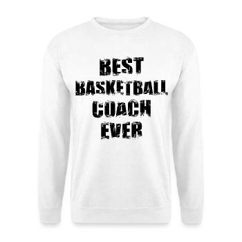 Meilleur entraîneur de basket-ball de tous les temps - Sweat-shirt Unisexe - blanc - Devant