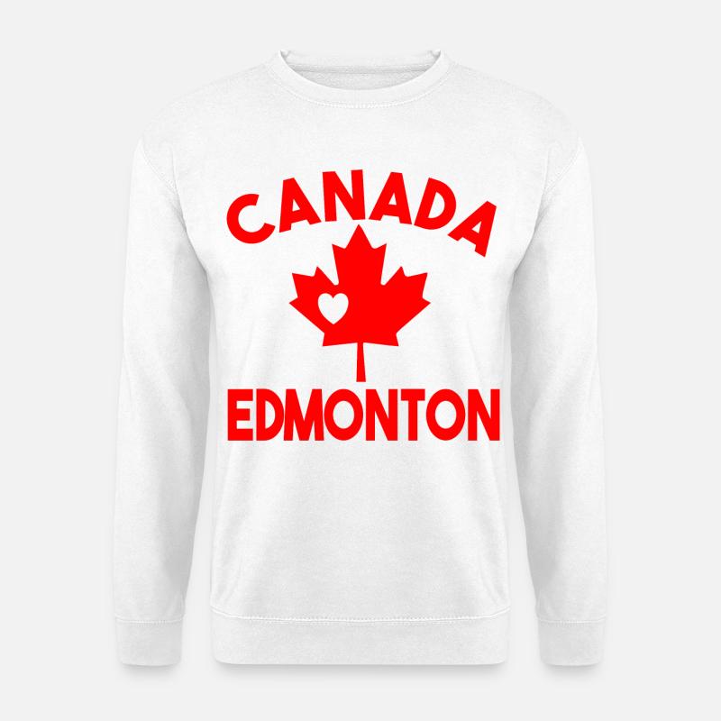 Kanada Edmonton - Unisex Pullover - Weiß