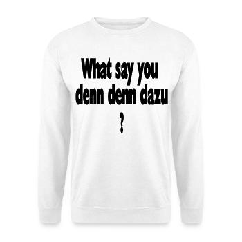 Wassager - Unisex Pullover - Weiß - Vorne