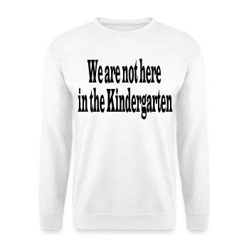 Kindergarten - Unisex Pullover - Weiß - Vorne