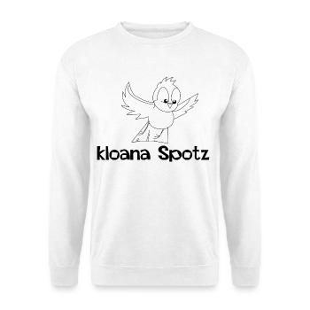 kloana Spotz-kleiner Spatz,Österreichische Dialekt - Unisex Pullover - Weiß - Vorne