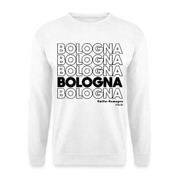Bologna Lettering Design Emilia-Romagna - Unisex Sweatshirt - white - Front