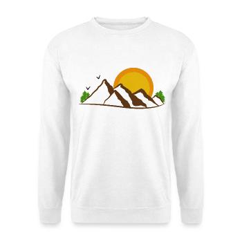 Hiking Nature lovers Mountains Mountain hiking Nature - Unisex Sweatshirt - white - Front