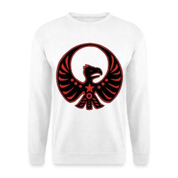 Protective totem eagle - Unisex Sweatshirt - white - Front