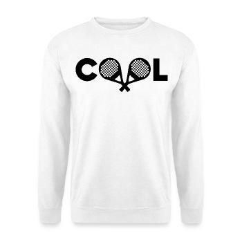 Cooler Spruch Padel Padelspiel Sportart Schläger - Unisex Pullover - Weiß - Vorne