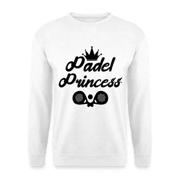 Padelspiel Statement Spieler Bälle Schläger Padel - Unisex Pullover - Weiß - Vorne