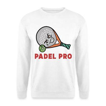 Schläger Padel Statement Bälle Padelspiel Sportart - Unisex Pullover - Weiß - Vorne