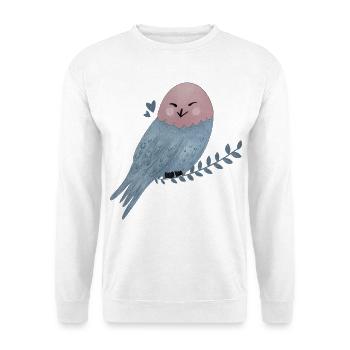 Snowy Owl Illustration - Unisex Sweatshirt - white - Front