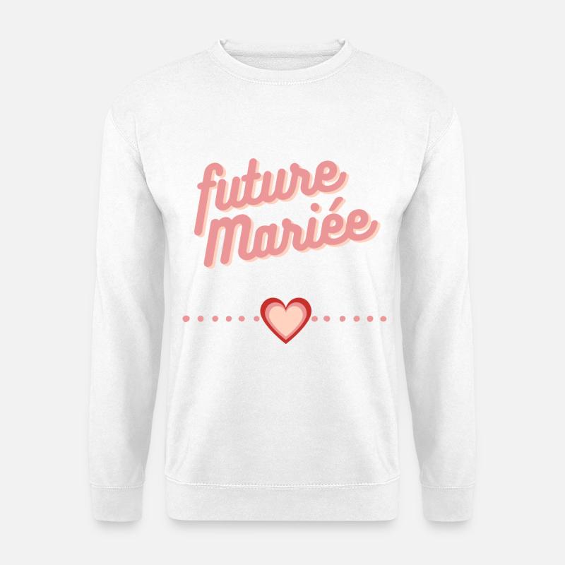 EVJF future mariée. Enterrement vie célibataire - Sweat-shirt Unisexe - blanc