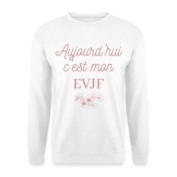 EVJF future mariée. Enterrement vie célibataire - Sweat-shirt Unisexe - blanc - Devant