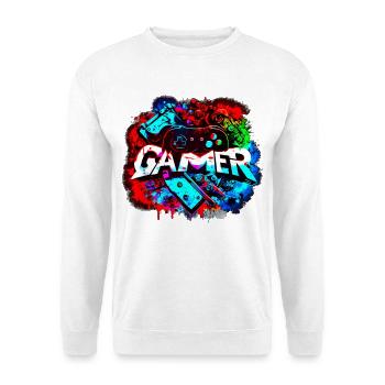 Gamer - gaming & video games - Unisex Sweatshirt - white - Front