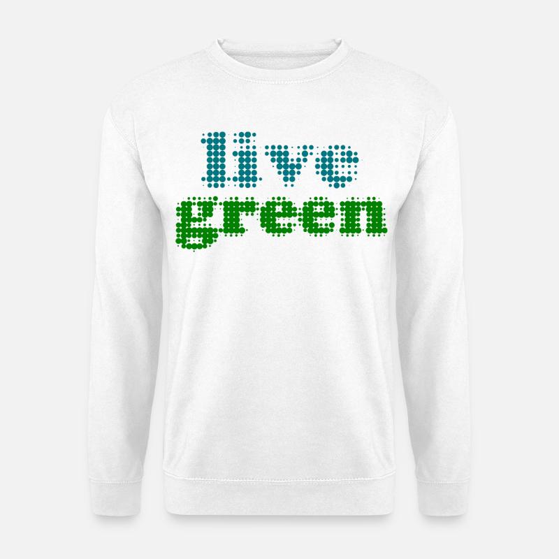 live green - Unisex Pullover - Weiß