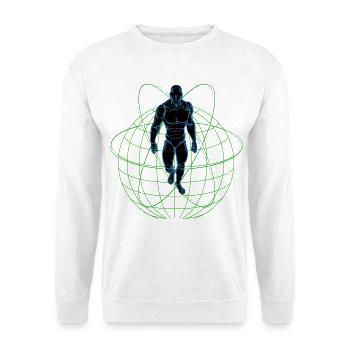 Erde Maschine Mensch Atom Roboter Maschinenmensch - Unisex Pullover - Weiß - Vorne