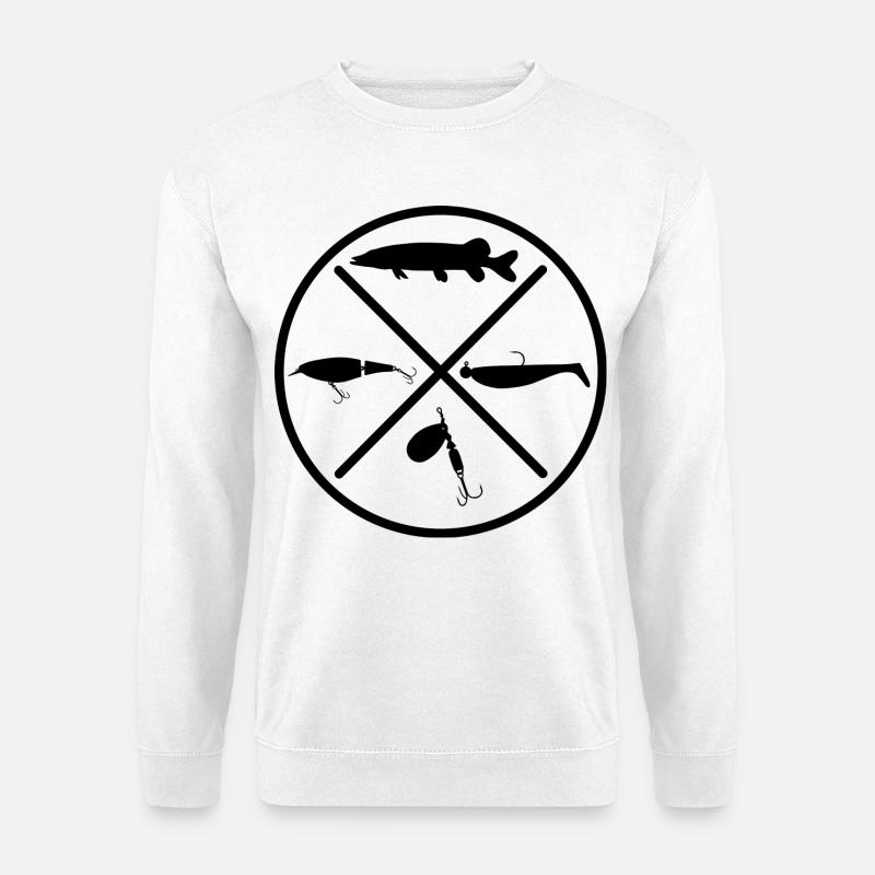 Hecht - Unisex Pullover - Weiß