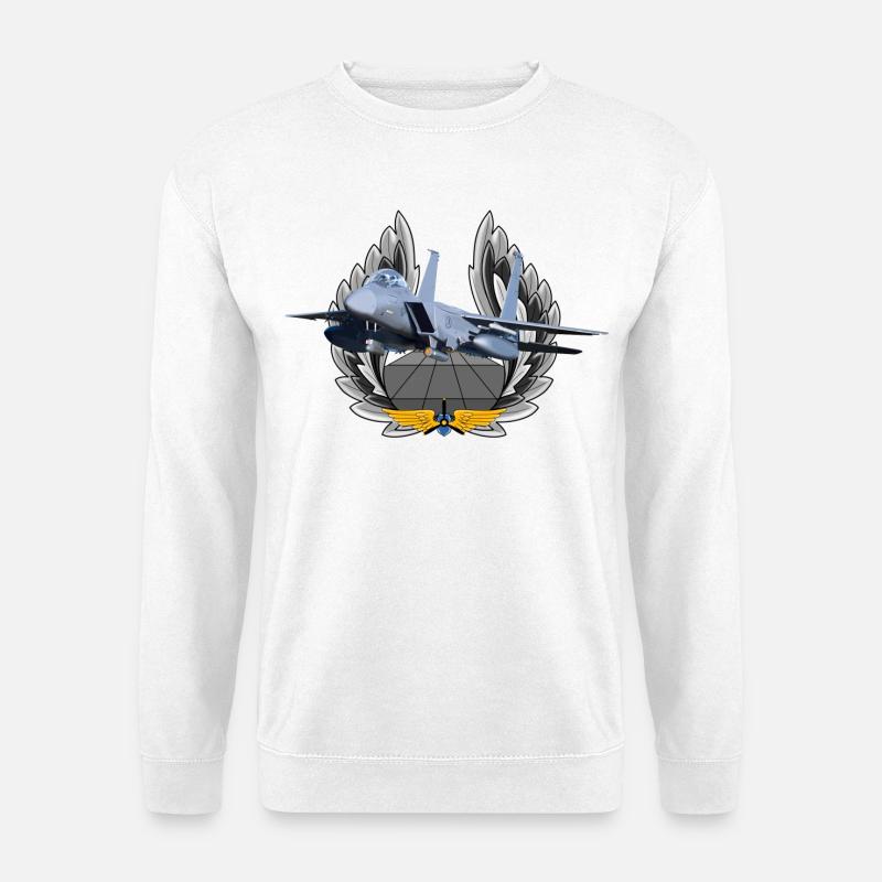 F-15 Eagle - Unisex Pullover - Weiß