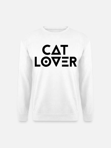 CATLOVER - Unisex Sweatshirt - white