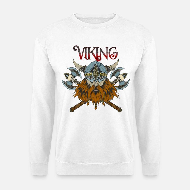 Wikinger - Unisex Pullover - Weiß