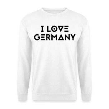 I LOVE GERMANY - Unisex Sweatshirt - white - Front