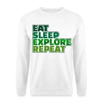 Hiking Mountaineering Statement Hikers Hiking Trails - Unisex Sweatshirt - white - Front