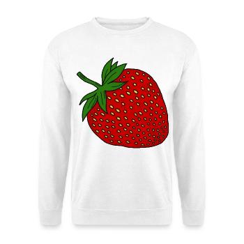 Strawberry - Unisex Sweatshirt - white - Front