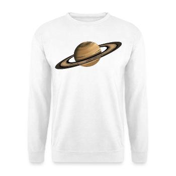 Saturn Planet Rings - Unisex Sweatshirt - white - Front
