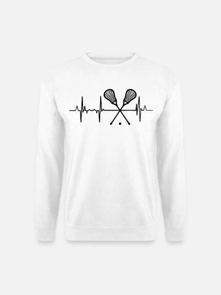 Lacrosse Heartline - Unisex Sweatshirt - white