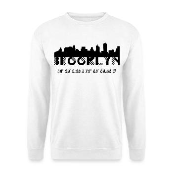 Brooklyn USA Shirt Design T-Shirt Merch - Unisex Sweatshirt - white - Front