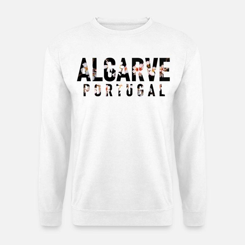 Algarve Portugal Mandelblüten - Unisex Pullover - Weiß
